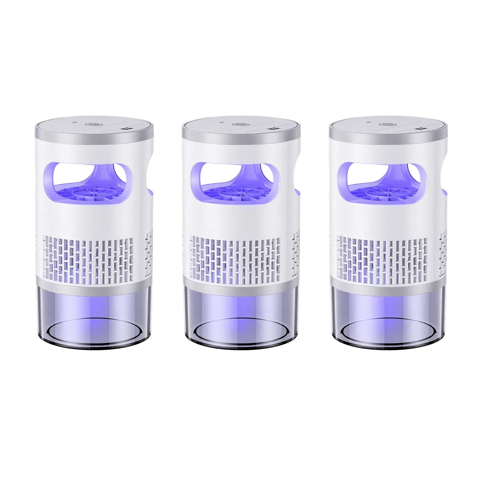 Gainstarx Indoor Flying Insect Trap with UV Light and Suction Fan, Plug-In Bug Catcher for Home, Kitchen, Bedroom and Office