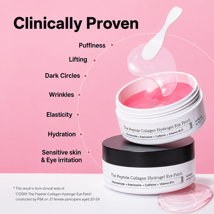 Peptide collagen eye patch