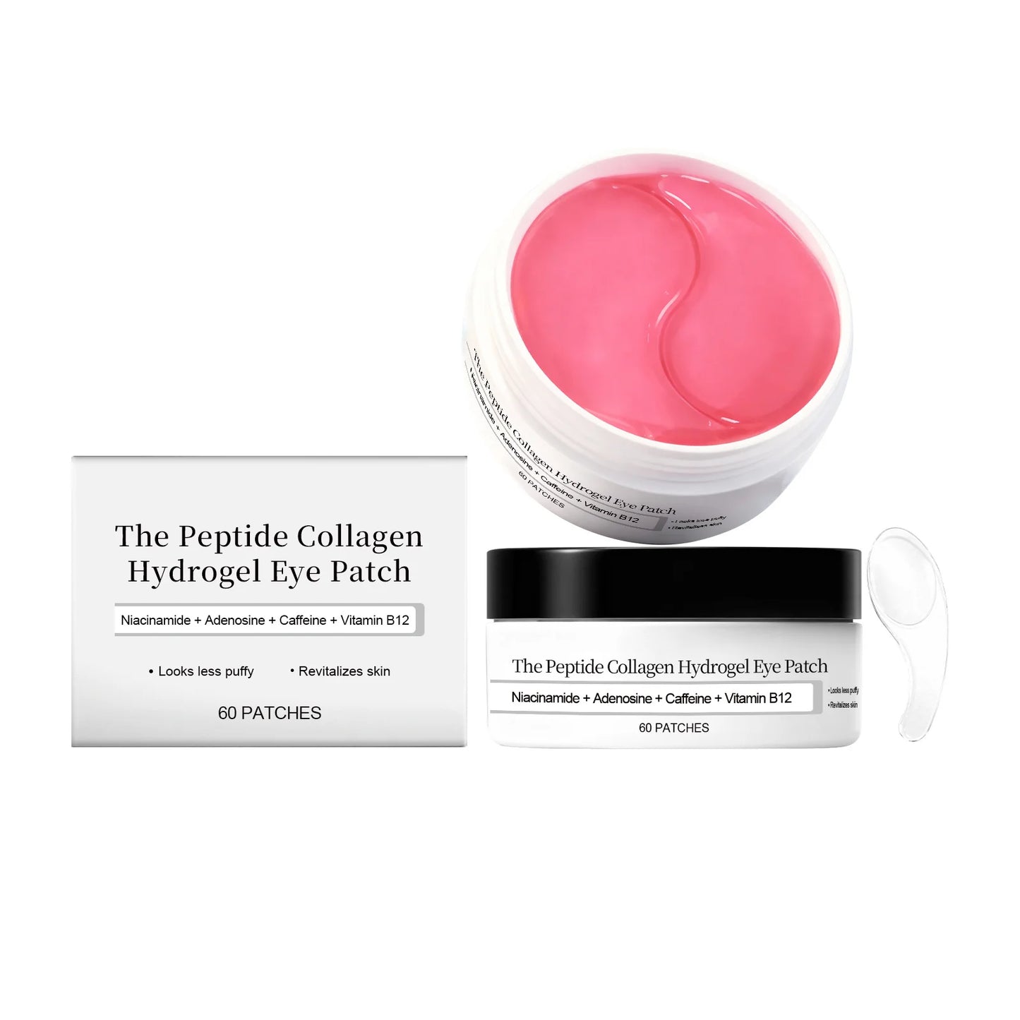 Peptide collagen eye patch