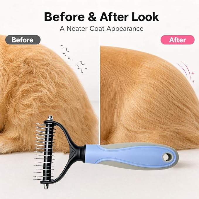 Pet Detangling & Deshedding Comb