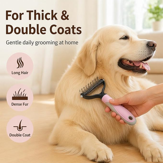 Pet Detangling & Deshedding Comb